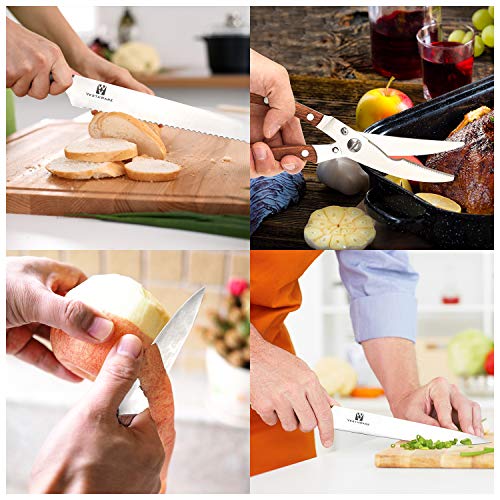 Vestaware 16Piece Knife Set, High Carbon German Steel Kitchen Knife