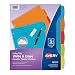Avery Big Tab Write & Erase Durable Plastic Dividers, 5 MulticolorTabs, 1 Set (16129) primary