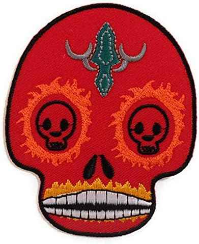 skull sugar Cloth Sticker for Laptops, Notebooks #3. Can remove and use it with a new surface you like again and again with no adhesive residu. Made in Thailand from Naree2016., Guaranteed quality