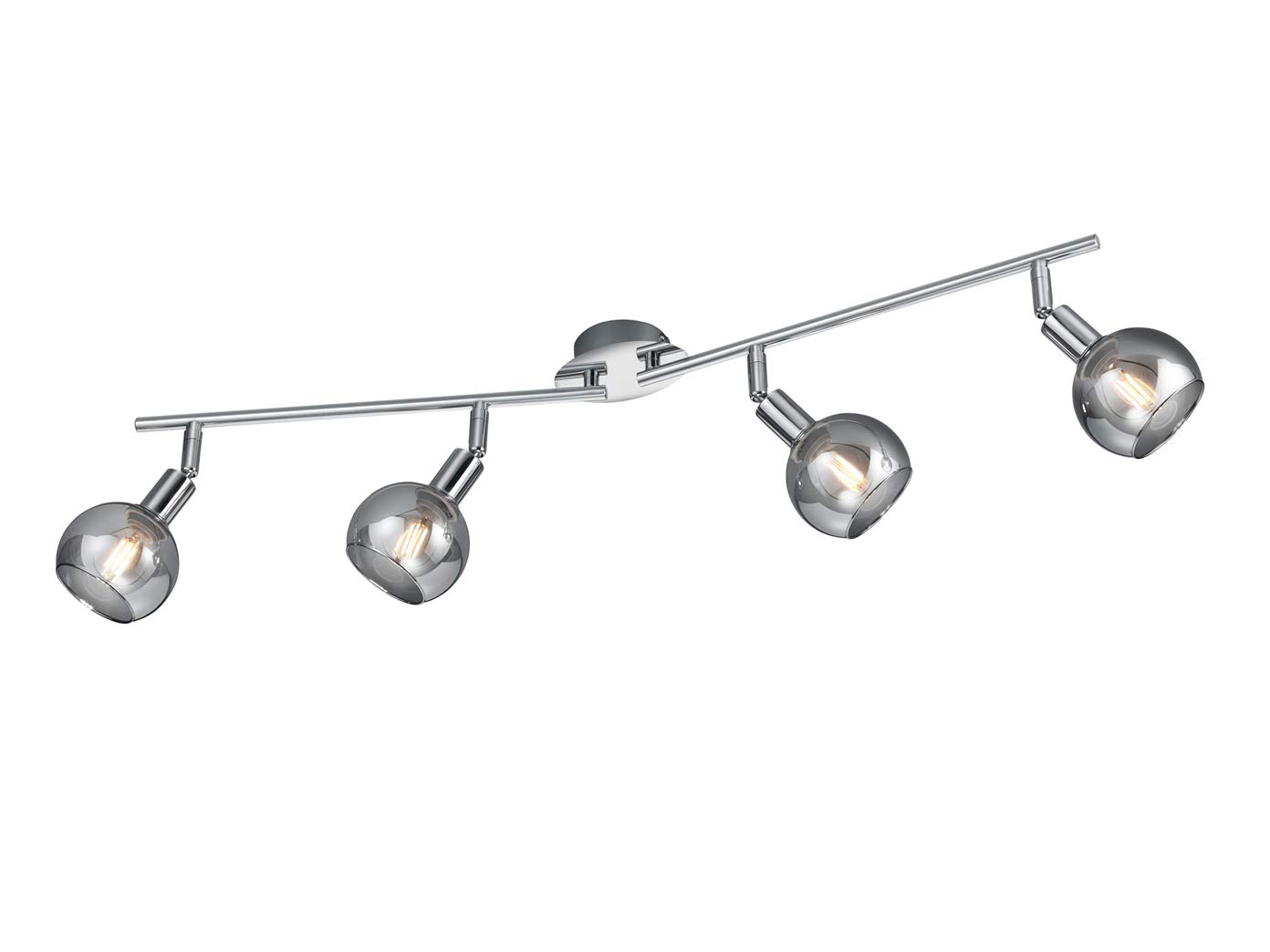 Reality Leuchten Spotlight Bar, Metal, Chrome