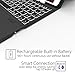 iPad 9.7'' Keyboard Folio Case Compatible with iPad 2018, 2017, Air 2 and Air 1, iPad Pro 9.7, Wireless/BT Backlit Keyboard, Slim Portable Magnetic Stand Microfiber Cover with Pencil Holder (Black)