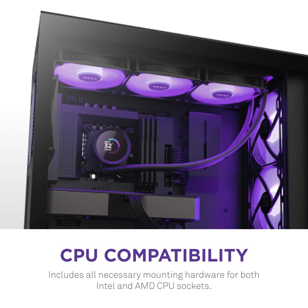 NZXT Kraken 360 RGB - 360mm AIO CPU Liquid Cooler - Customizable 1.54