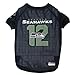 Pets First NFL Seattle Seahawks Jersey for PETS. - SEATTLE SEAHAWKS RAGLAN JERSEY '12th Man' - Large. CUTEST FOOTBALL JERSEY for DOGS & CATS