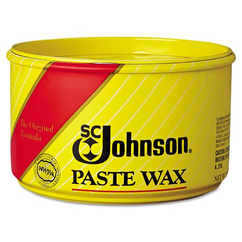 SC Johnson Paste Wax, Multi-Purpose Floor Protector, 16 oz. Tub - Includes six per case.