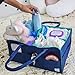 MI RISINGSTAR Baby Diaper Caddy Organizer for Changing Table - Large Portable Nursery Storage Bin for Diapers and Baby Essentials - Baby Shower Gift for Boy or Girl