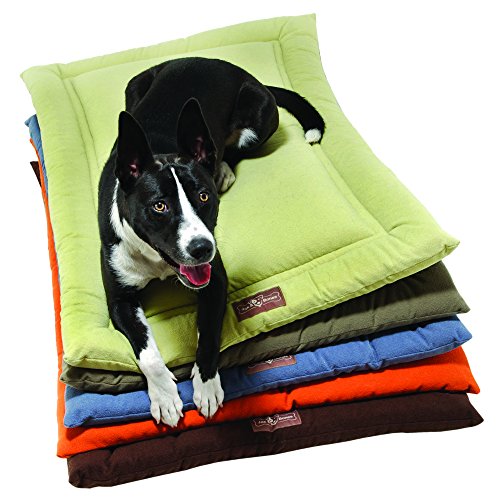 Jax and Bones  30 x 19-Inch Crypton Water Resistant Cozy Dog Mat, Medium, Persimmon - Thumbnail 4