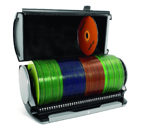 DiscGear 3410-02 Selector 80S Stores CD, DVD, Game or Photo Discs - Black