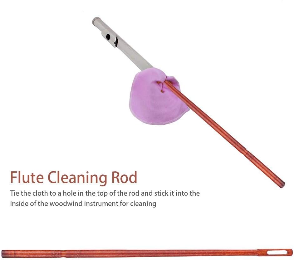 2 Pieces Flute Cleaning Rod,Redwood Flute Cleaning Sticks Woodwind Instruments Cleaning Tool Musical Accessory Parts: Musical Instruments