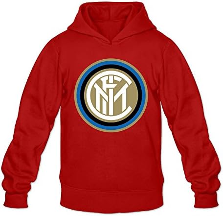 Geheimnis Gross Men's F.C Internazionale Milano Hoodies Sweatshirt Size XL US Red