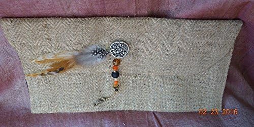 Evening hanbags made of imported jute