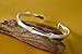 Women's 999 Sterling Silver Bangle Bracelet with Created Open Design about 16G