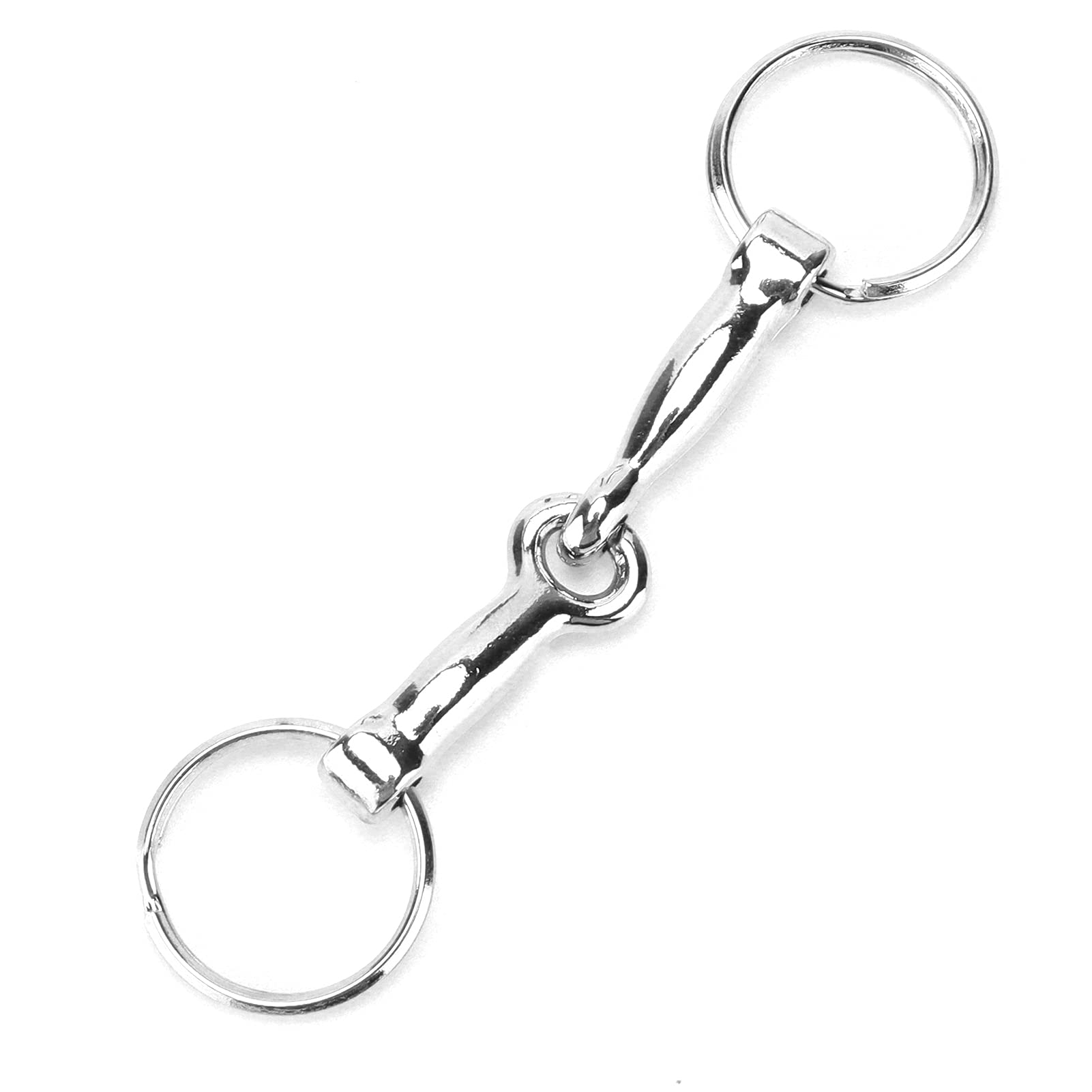 Pelham Bit Keychain, Equestrian Bits Keychain Single Connector Snaffle Bits Keychain for Horse Lover Friends for Decoration for Houses