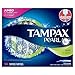 Tampax Pearl Plastic Tampons, Super Absorbency, Unscented, 50 Count (Packaging May Vary)