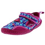 Trolls Girls Aqua Socks Water Shoes (10 Toddler M, Poppy Fuchsia/Blue)