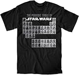 Star Wars The Periodic Table Men's Black Shirt