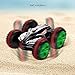 Rabing RC Car 2.4 Ghz 4WD Stunt Car 6CH Remote Control Amphibious Off Road Electric Race Double Sided Car Tank Vehicle 360° Spins & Flips Land & Water