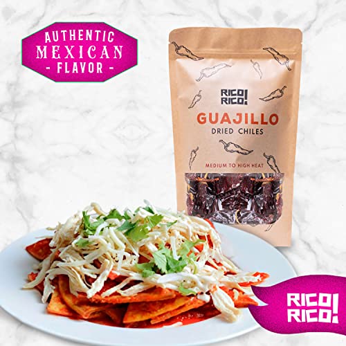 RICO RICO Dried Guajillo Chiles Peppers 16 Oz Natural And Premium
