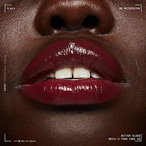 NYX PROFESSIONAL MAKEUP Butter Gloss, NonSticky Lip Gloss Devil's