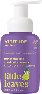 ATTITUDE Kids Foaming Hand Soap Pear Vanilla 295 mL EWG Verified