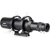 SVBONY SV106 Guide Scope Finder Scope 60mm,Helical Focuser Finder Multi-Use | All Metal Optical Structure, Optics Sharp, Compatible with 1.25" Cameras/ ZWO 120 Mini Camera/ Eyepiece, as Main Scope