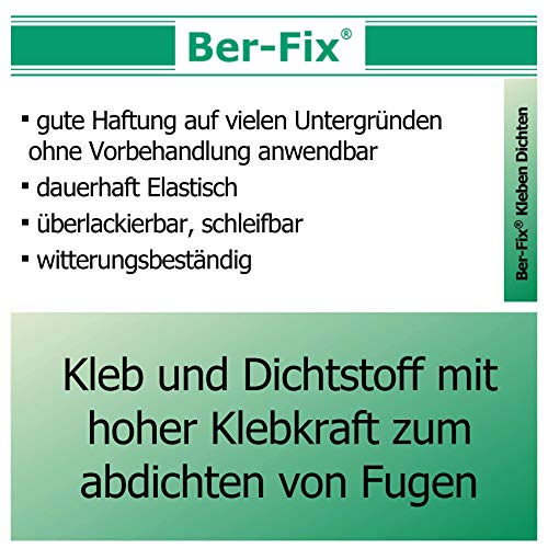 Ber-Fix MS Polymer Kleber Transparent Kristall Montagekleber Glaskleber dauerhafter als Ihr Silikonkleber wasserfest… – Bild 3