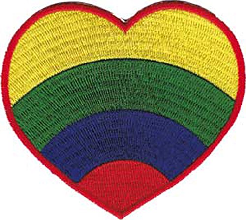 Application DSX Love Rainbow Heart Patch