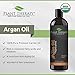 Plant Therapy Organic Argan Oil 16 oz Carrier for Skin and Hair Supports Moisturization Anti Aging and Nails Cold Pressed Pure USDA Certified