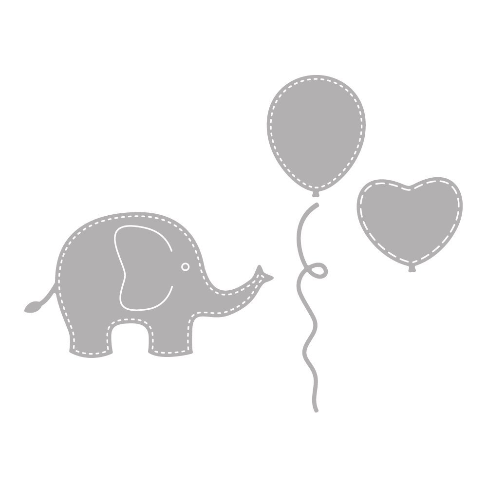 Rayher 59241000 Baby Elephant Metal Cutting Dies, Stencils for Die Cutting — image 1