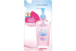Speedy Cleansing Oil - 210ml Refill Pack, Made in Japan - Makeup remover and facial cleanser