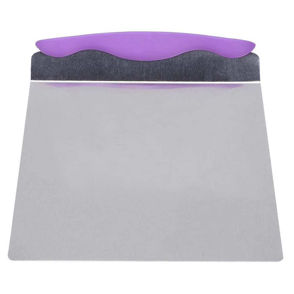 Nikou Cake Safe Lifter, Stainless Steel Cake Shovel Lifter Pizza Pastry Transfer Tool Tray Moving Plate Baking Cookie Spatula Bottom Mover Scraper for Homemade Pizza, Bread, Cake, Pie