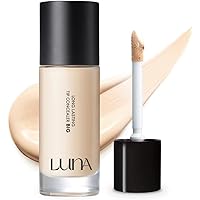 LUNA Long Lasting 4x BIG Size Concealer, Full Coverage & Natural Finish, Liquid Multi-Use Concealer, For Under Eye Dark Circl