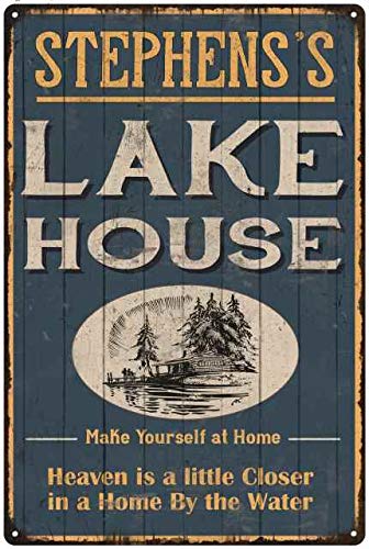 Amazon Com Chico Creek Signs Stephens S Lake House Blue Cabin