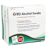 Special pack of 5 BECTON DICKINSON SWABS BECTON DICKISON ALCOHOL DISPOSABLE 326895 100/BOX