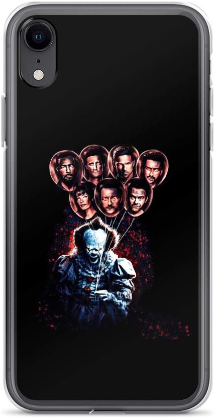 TeeTan Compatible with iPhone X/XS Pure Clear Case Cases Cover IT Chapter 2 Pennywise Balloon Losers Club