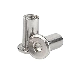 M8 x 15mm (20 Pack) Rivet Countersunk Hex Socket
