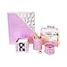 Desk Organizer Office Desk Set: Desktop Accessories for Women Teens. Includes Paper Magazine File Holder - Mail Holder Pen Cup Note Holder Clip Cup Cute Decor for Storage Supplies Organizers - Pink