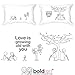 BoldLoft Grow Old with You Couple Pillowcases - Gifts for Couples, 2 Year Anniversary, Engagement, Wedding, Dating, Romantic Gifts for Him, Her, Boyfriend, Girlfriend, Wife, Husband
