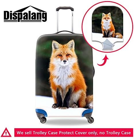 Dispalang Animal Print Suitcase Cover Cute Luggage Protective Cover Travel Accessories
