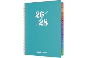 Monthly Planner 2026-2028, 36 Months Calendar Planner 2026-2028 Coated Colour Tabs, from Jan 2026 – Dec 2028, A4 (8.5'' x 11'