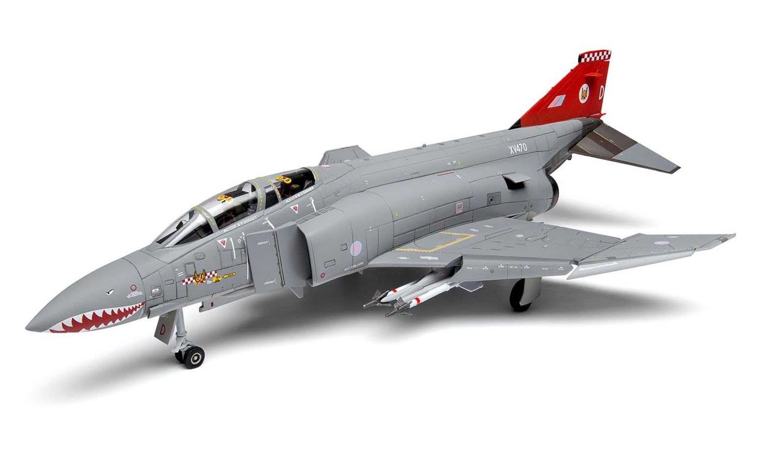Airfix Model Set - A06019A McDonnell Douglas Phantom FG.1/FGR.2 Model Building Kit - Plastic Model Plane Kits for Adults & Children 8+, Set Includes Sprues & Decals - 1:72 Scale Model