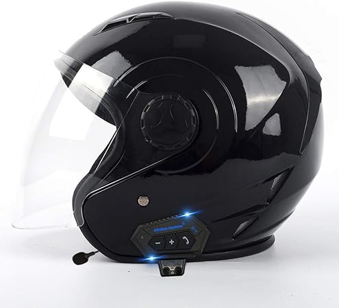 Casque moto jet bluetooth Clearance