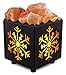 CRYSTAL DECOR Himalayan Pink Salt Lamp Basket & Dimmer Cord Bulb