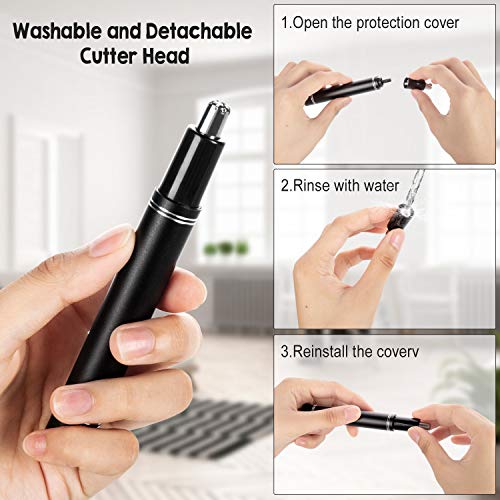 image for ElectriBrite Nose Clipper Hair Trimmer for Men - Painless Nose & Ear H