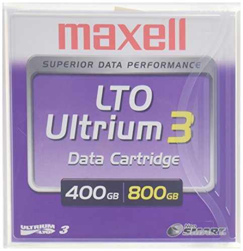 Maxell LTO Ultrium 3 400/800GB 1,000,000+ Head Passes Tape Cartridge