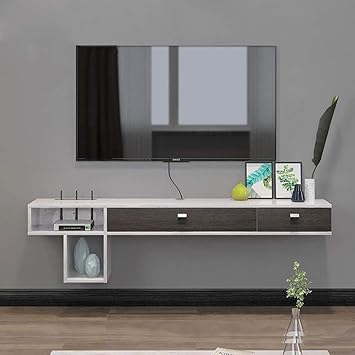 Amazon Com Wall Mounted Tv Cabinet Tv Stand With Drawers Wall