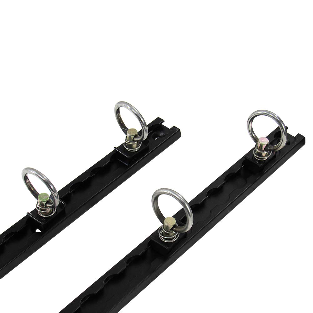 Pit Posse 4' Aluminum S Track Tie Down Rails Set Of 2 Heavy Aircraft