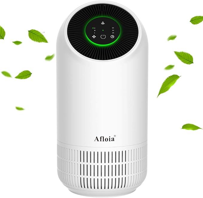 Afloia Air Purifier,Portable Air Purifier for Home, Air Cleaner with