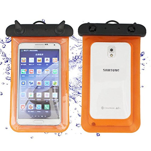 Hanbaili Big Size Waterproof Underwater Cell Phone Case Dry Bag Pouch for Cell Phone