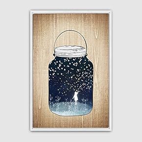 signwin Framed Canvas Wall Art Bottle and Bulb...
