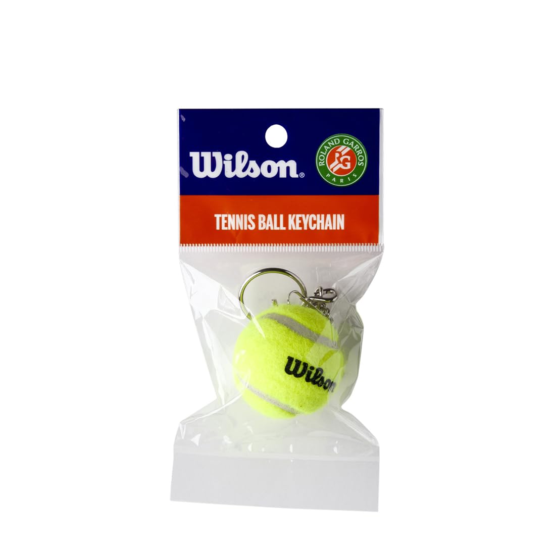 Wilson Roland Garros keyring, mini tennis ball, For collectors or as a gift